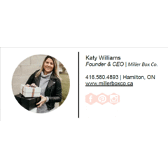 Katy Williams (CWL Member) & Founder/CEO of Miller Box Co.