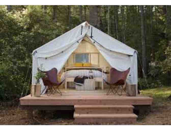 'Glamping' in Mendocino Grove and Camping Essentials Package