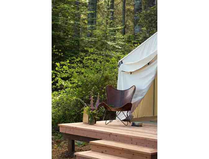 'Glamping' in Mendocino Grove and Camping Essentials Package