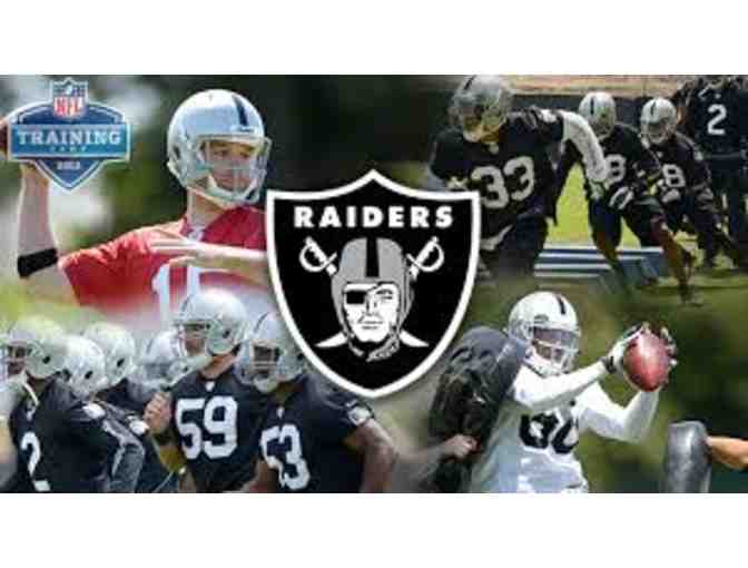 Oakland Raiders Training Camp Package for 6!