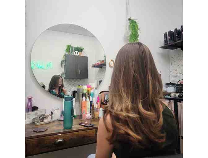 $100 gift card to M Lab Salon - hair cuts, color, brazilian blowout & lash extensions - Photo 2