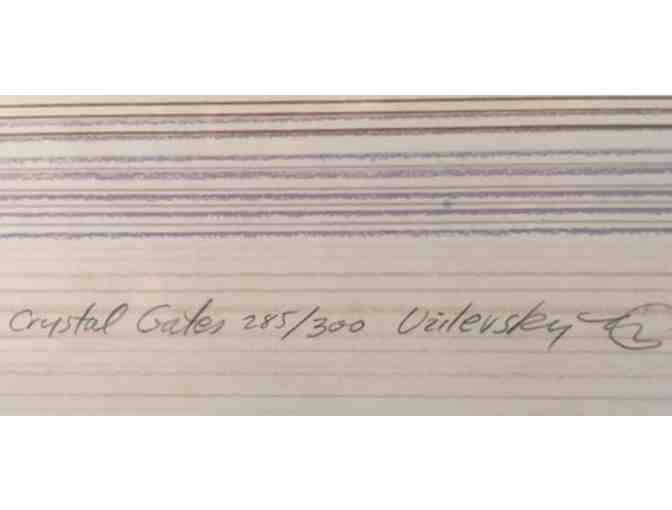 Crystal Gates, Signed and Numbered Print by Marcus Uzilevsky