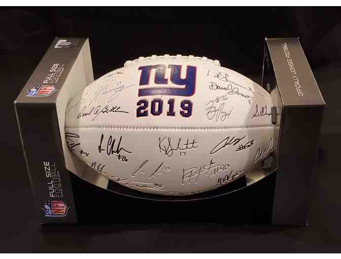 New York Giants - Laser Signed 2019 Team Collector's Football