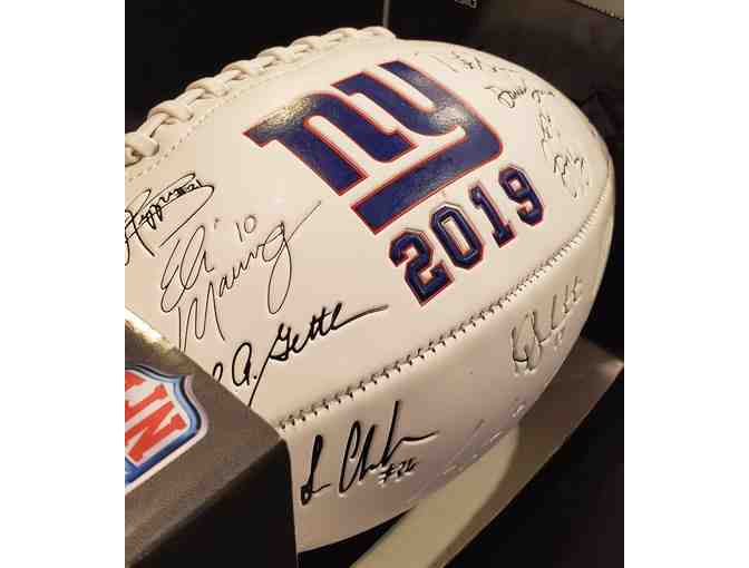 New York Giants - Laser Signed 2019 Team Collector's Football