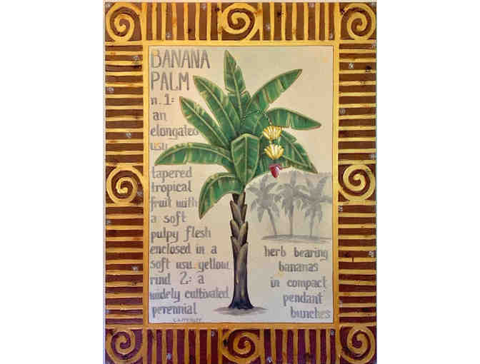 Banana Palm, Acrylic Painting by C.K. McKinley