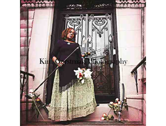 Theda with a Spear in Crown Heights, Photograph by Kim Gerstman - Photo 1