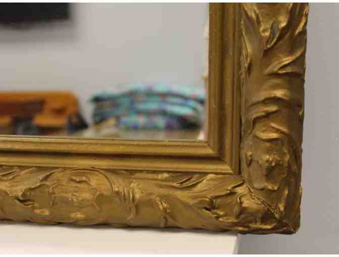 Antique Mirror with Gold Frame (rectangle)