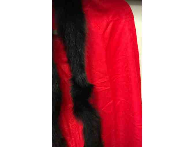 Red and Black Pashmina