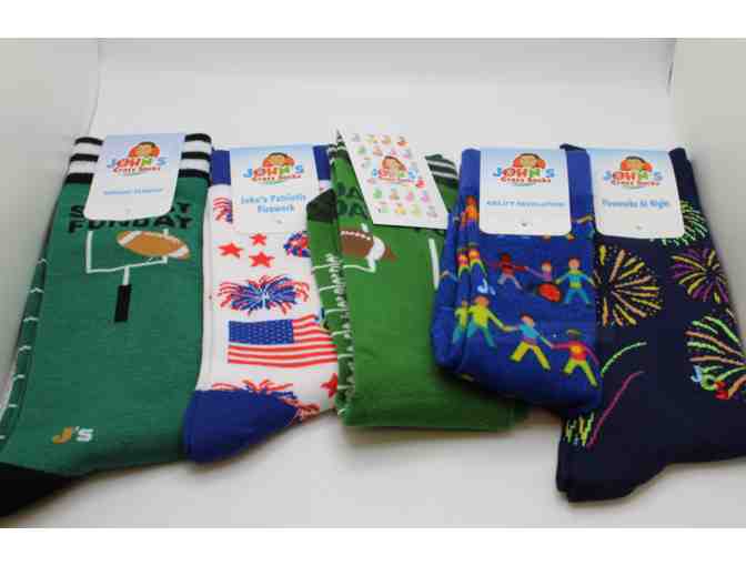 Box of 10 Assorted Socks from John's Crazy Socks