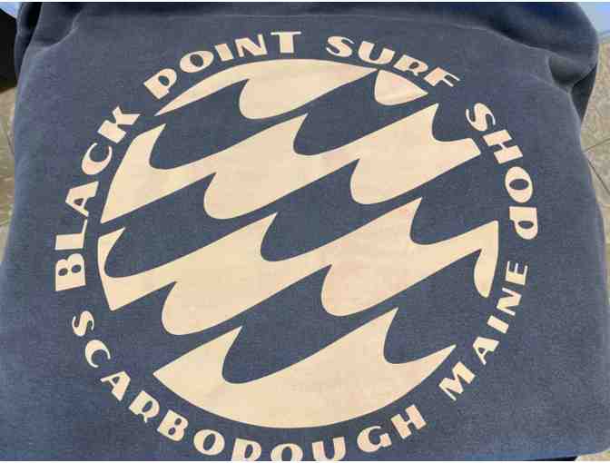 One day surf or paddleboard rental and sweatshirt from Black Point Surf Shop