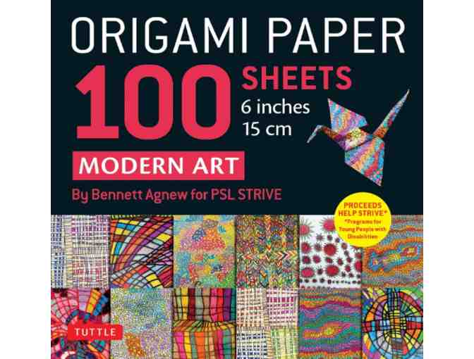 100 Sheet Pack of Origami Paper made by STRIVE Member Bennett Agnew (1 of 3)