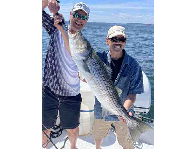 Striped Bass Fishing Trip for 2 on Casco Bay