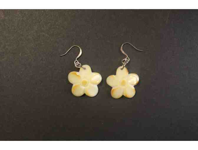 Flowers Earring handcrafted from Tagua Nuts
