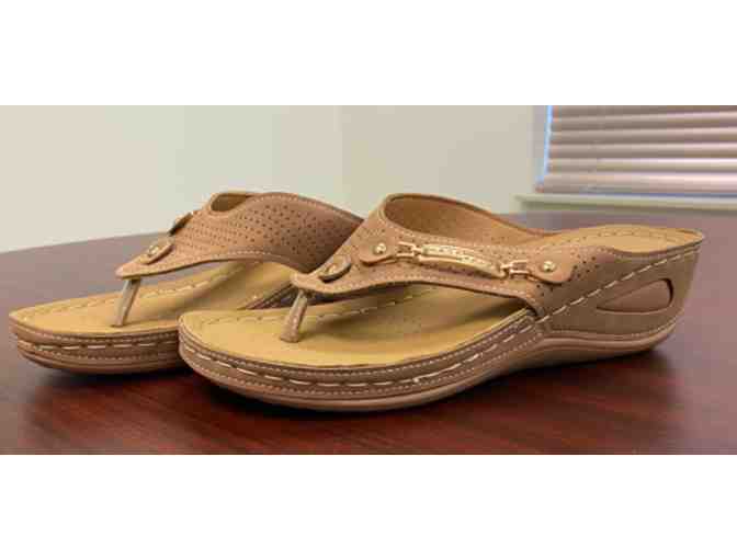 Brown Sandals, Size 8.5 Women's - Photo 1