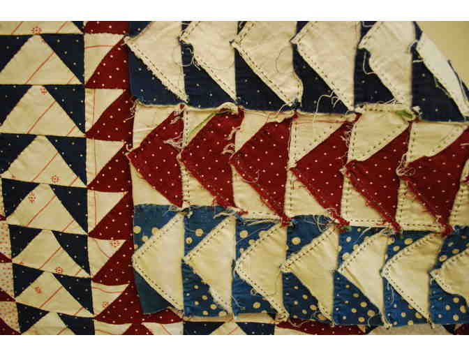 Flying Geese Antique Quilt Top