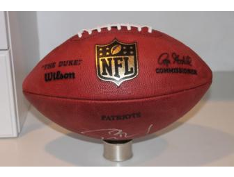 Football Hand-Signed by Two Superbowl MVPs - Brady & Brees