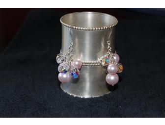 Bracelet & Earrings - Swarovski Pearl & Swarovski Crystal