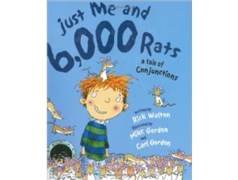 Set of 2 Children's Books: Just Me and 6 000 Rats & Once There was a Bull... (frog)