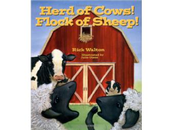 Rick Walton Gift Pack: Bullfrog Pops! and Herd of Cows! Flock of Sheep!