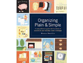 Get Organized Set: Take Out Menu Box and 'Organizing Plain & Simple' by Donna Smallin