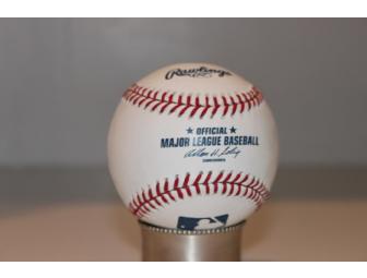 Baseball Autographed by Boston Red Sox Catcher Jarrod Saltalamacchia