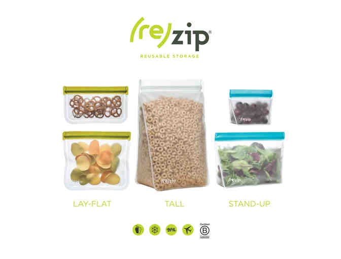 Deluxe sampler - (re)zip leakproof reusable bags