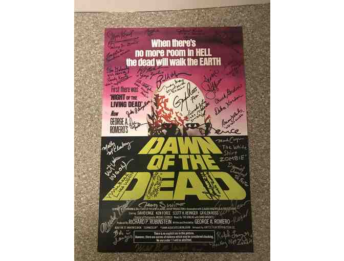 Two Dawn of the Dead Signed Posters