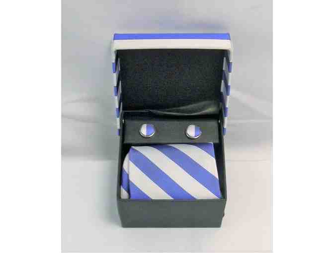 Necktie and Cuff Links Set - Photo 1