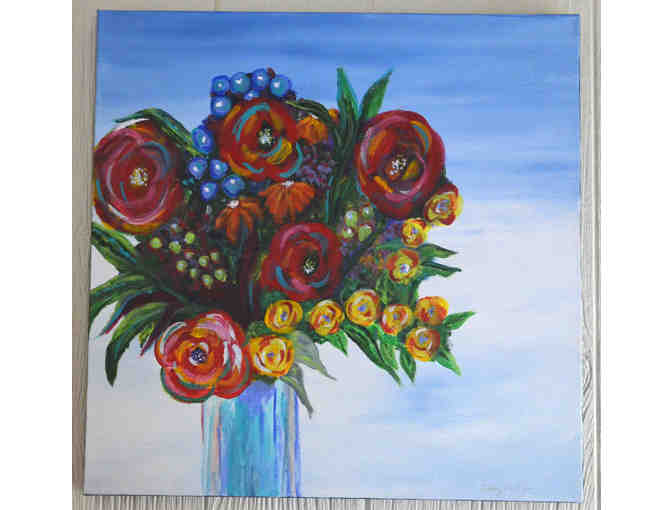 20x20 Acrylic Painting by Cathy Keith