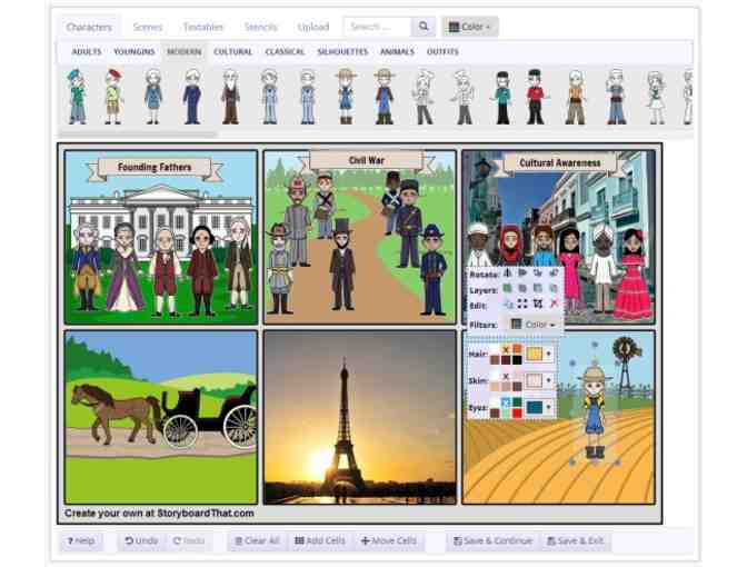 Wish List for Students - StoryboardThat Subscription