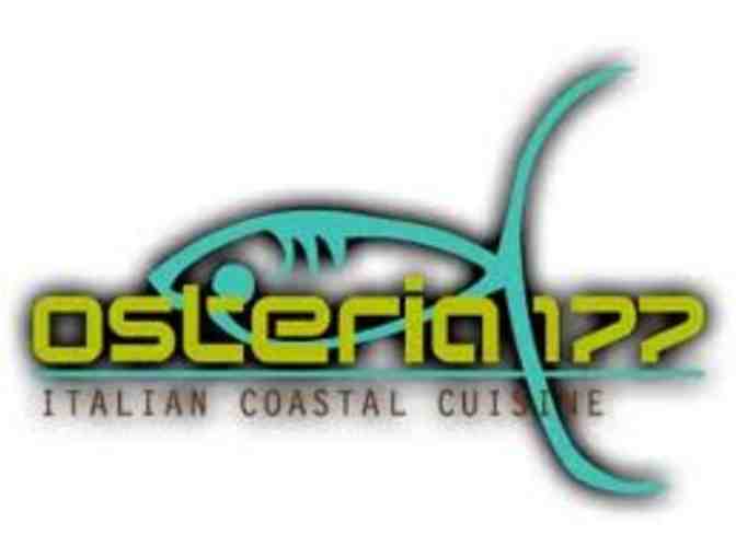 $250 for Italian Coastal Cuisine at Osteria 177