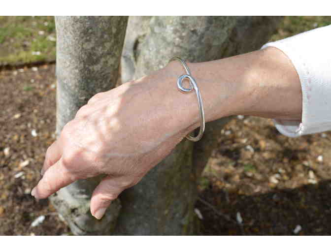 Sterling Silver Loop Cuff Bracelet