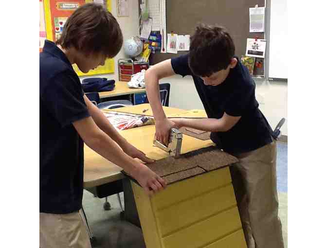 Bat House created by Summit's Outdoor Design Elective Students