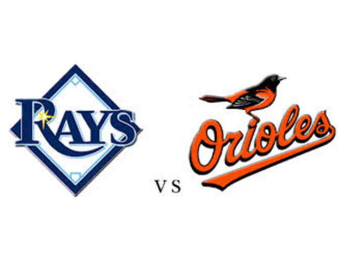 Six seats (third row) to see Tampa Bay Rays vs. Orioles + Lot A Parking Pass