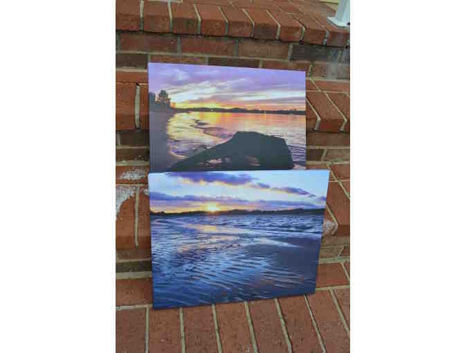 Sunset on the Chesapeake Bay Canvas Set, photographed by a Summit Alum