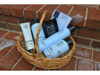 Morgan Gerard Basket of products and Gift Card for a Haircut