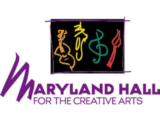 $50 Gift Certificate for Maryland Hall for the Creative Arts