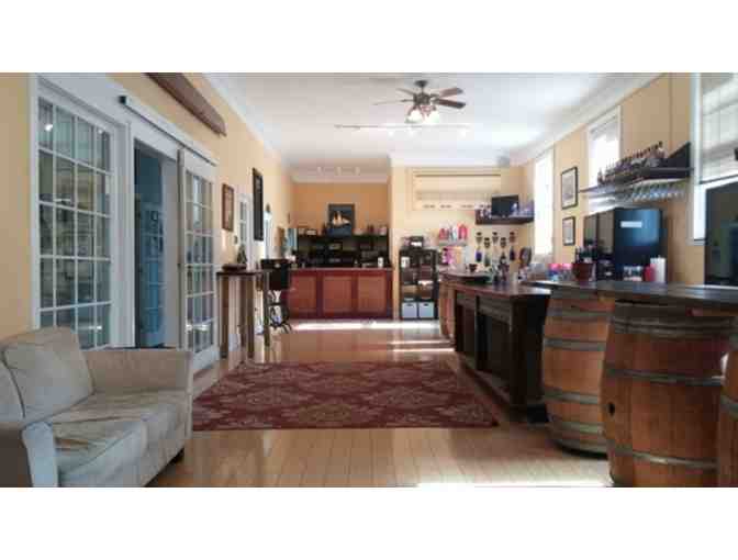 Gift certificate for a tasting of 10 wines for a party of four (4) people