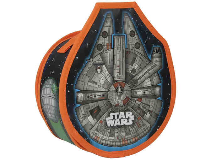 Kids haircut and a basket of costumes, toys and assorted fun