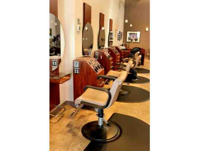 Highlight and haircut at Solace Salon and Day Spa