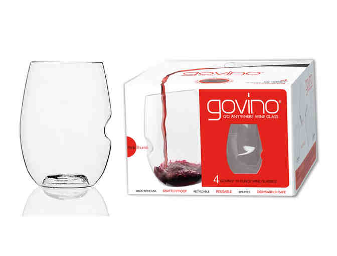 Go Anywhere Wine Glass by GoVino - Set of 4 (16 oz)