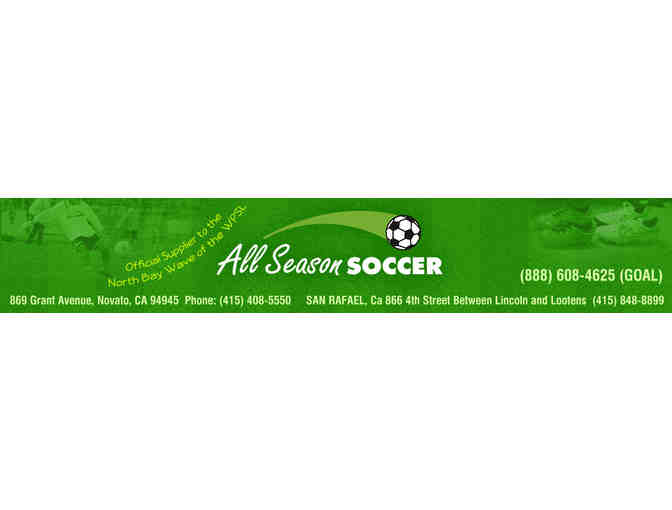All Season Soccer - $25 gift certificate
