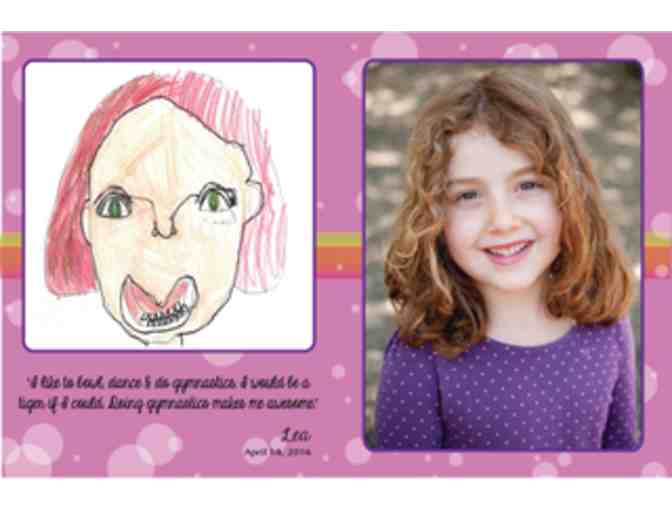 Students Self-Portraits and Actual Portraits - Ms. Larsen's Kindergarten Students