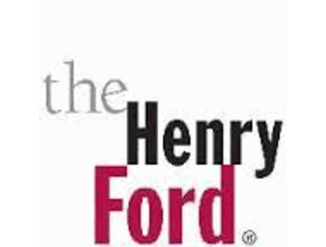 The Henry Ford or Greenfield Village Admission passes for four