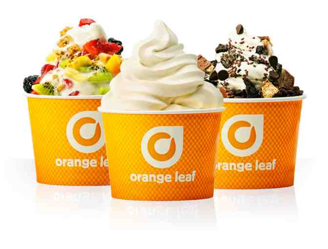 Orange Leaf Frozen Yogurt: $10 in Gift Certificates - 1 of 5