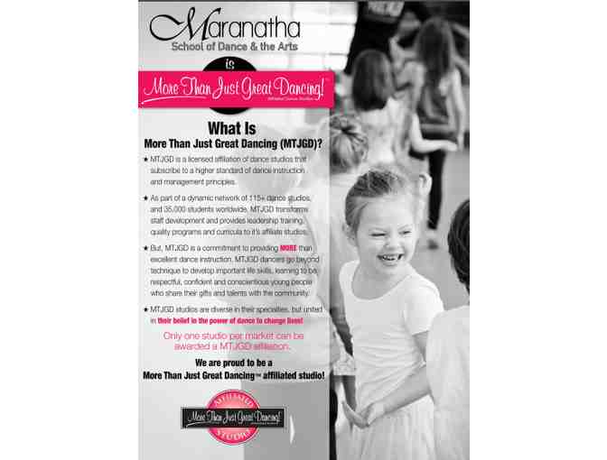 Maranatha School of Dance & the Arts - Ultimate Dance Package