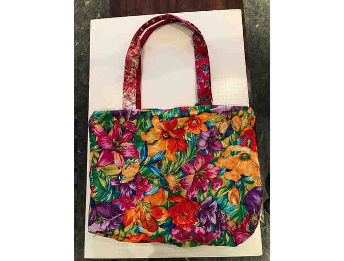 Floral Kwilt Fou Beach Tote