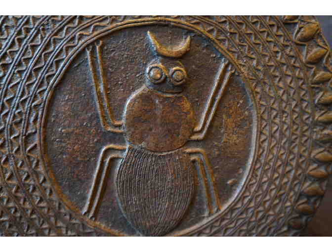 African Artifact: Bronze Stool Tikar