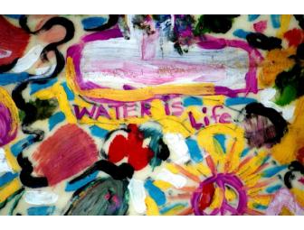 Surfers Healing Hand Painted Surfboard