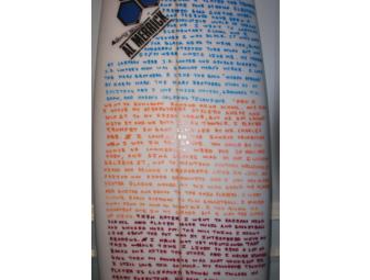 Art Board by Flea of the Red Hot Chili Peppers, Signed by Flea